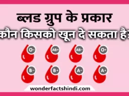 Types Of Blood Groups In Hindi