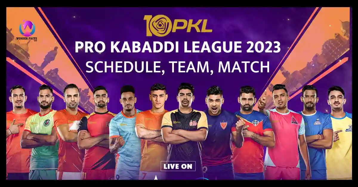 Pro Kabaddi League 2023 Schedule, Team, Match Time Table, Points Table ...